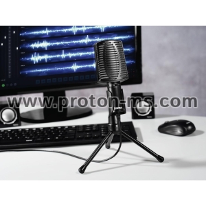Настолен микрофон HAMA MIC-USB Allround, 139906
