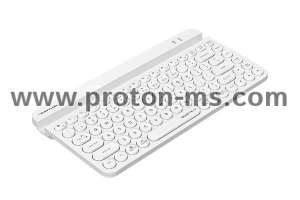 Wireless Keyboard A4TECH FBK30, Bluetooth & 2.4G, White, Smartphone Cradle