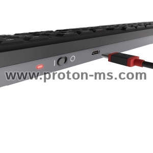 Kомплект безжична клавиатура с мишка CHERRY STREAM Desktop Recharge, Черен