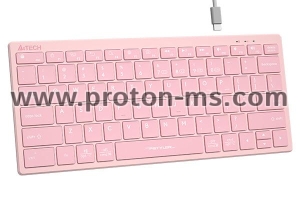 Keyboard FBX51C FSTyler, Bluetooth & 2.4G Wireless KB, Baby Pink