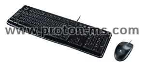 Kомплект клавиатура с мишка Logitech MK120, Черна