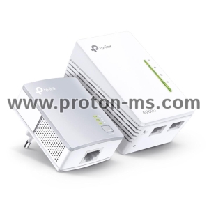 PowerLine адаптер TP-Link TL-WPA4220 AV600 WiFi удължител Starter Kit