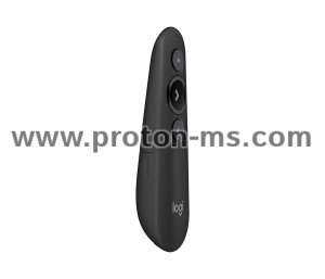 Безжичен презентер Logitech R500s, Bluetooth, 2.4 GHz Wireless, Черен