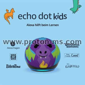 Multimedia Speaker Amazon Echo Dot Kids, Dragon