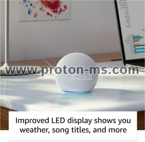 Multimedia Speaker with clock Amazon Echo Dot 5, Blue