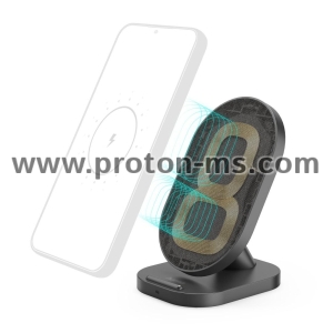 Hama "QI-FC10S-Fab" Wireless Charger, 10 W, Wireless Smartphone Charging Station
