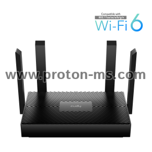 Wireless Router Cudy WR1500, AX1500, Gigabit Wi-Fi 6, 4×10/100/1000 Mbps Ethernet Ports