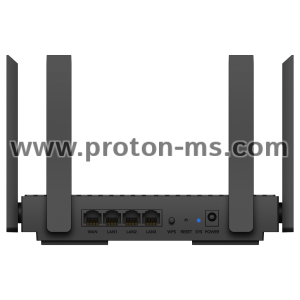 Безжичен рутер Cudy WR1500, AX1500, Gigabit Wi-Fi 6, 4×10/100/1000 Mbps Ethernet Ports