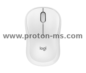 Безжична оптична мишка LOGITECH M220 Silent, Бяла, USB