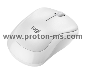 Wireless optical mouse LOGITECH M220 Silent, White, USB