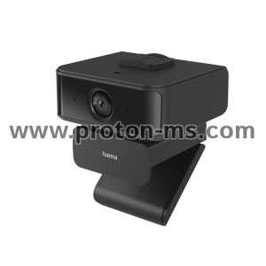 Уеб камера HAMA C-650 Face Tracking, 1080p, Микрофон, USB-C, Черна