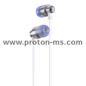 Gaming Earphone Logitech G333 In-ear, 3.5 mm + USB-C adapter, White