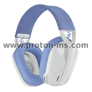 Gaming Wireless Headphones Logitech G435 Lightspeed Wireless, Microphone, White