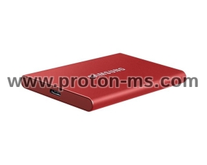 External SSD Samsung T7 Indigo Red SSD 2TB, USB-C