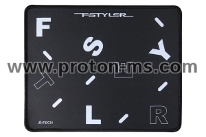 Пад за мишка A4tech FP25 FStyler, 250 x 200 x 2 mm, Черен