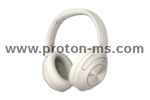 Блутут слушалки с микрофон А4tech BH220, Bluetooth v.5.3, Бежови