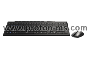 Wireless Keyboard Set RAPOO 8210M Multi mode, Bluetooth &2.4Ghz, Black