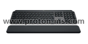 Keyboard Logitech MX Keys S, Bluetooth, Palm Rest, Graphite