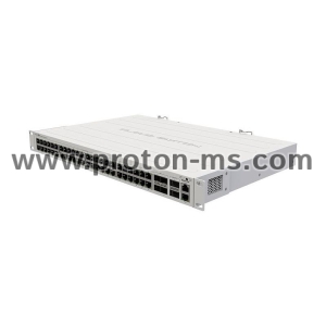 Switch 48 port Mikrotik CRS354-48G-4S+2Q+RM, 48 ports, 40 Gbps QSFP+ ports