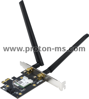 Адаптер ASUS PCE-AX3000, AX3000 Dual Band PCI-E, WiFi 6 (802.11ax)