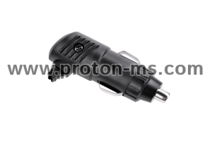 Cigarette Lighter black 12V 24V Male Lighter Socket Plug Connector On Off Switch 1.5m Hot Worldwide
