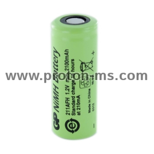 Rechargeable battery 211AFH NiMH, 4/5A, 1.2V, 2100mAh, 1pc., GP BATTERIES
