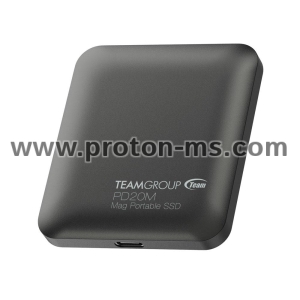 Team Group PD20M Mag Portable SSD 1TB, Titanium Gray