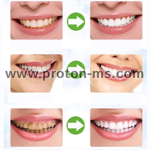 Прах за избелване на зъби Teeth Whitening Powder Organic Charcoal Bamboo Natural Tooth Oral Care