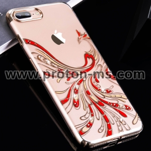 Луксозен Ултра Тънък Кейс за iPhone 7 / 7S Luxury Phone Case Ultra Thin Slim Cover Fashion Red Phoenix
