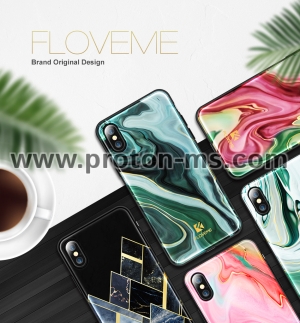 Луксозен Силиконов Кейс за iPhone X FLOVEME Luxury Phone Case 