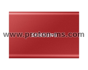 Външен SSD Samsung T7 Indigo Red SSD 500GB, USB-C