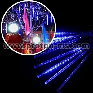   LED Светодиодна Лента тип Падащ Метеорен Дъжд, Декоративни Светлини, 100-240V EU/US/UK/AU Plug Български