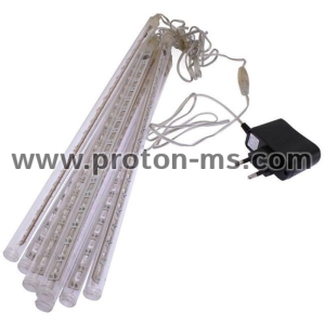   LED Светодиодна Лента тип Падащ Метеорен Дъжд, Декоративни Светлини, 100-240V EU/US/UK/AU Plug Български