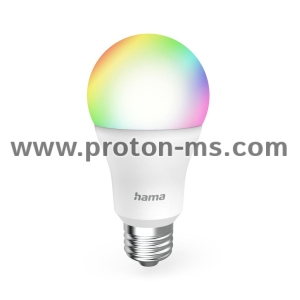 HAMA Димираща смарт крушка RGBW WiFi-LED, E27, 9W, Matter, 176640